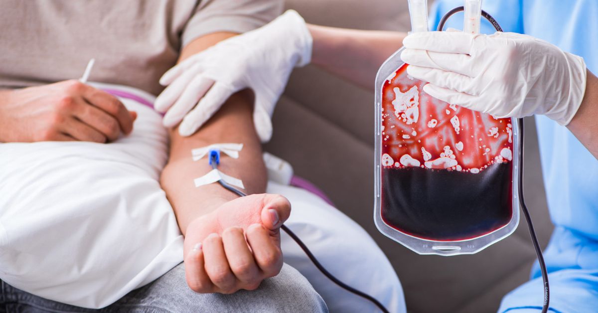 blood transfusion on cruise ship