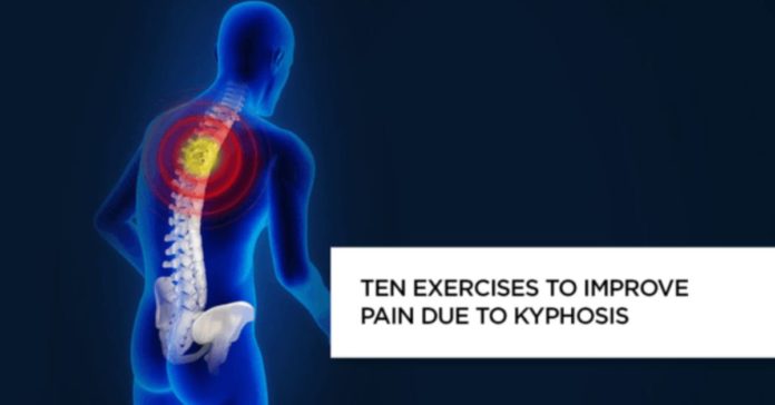 Ten exercises to improve pain due to Kyphosis